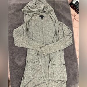 Hooded cardigan